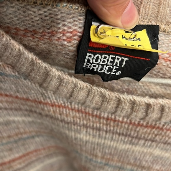 Robert Bruce XL old school vintage retro style dress sweater - Picture 2 of 3